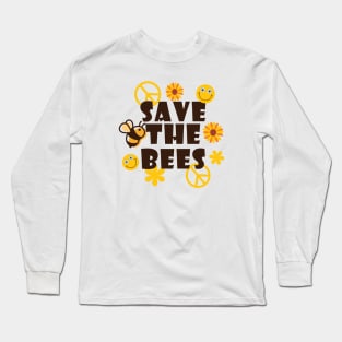 Save The Bees Long Sleeve T-Shirt